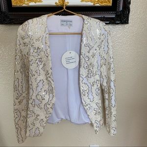 Premonition Sequin Open Blazer